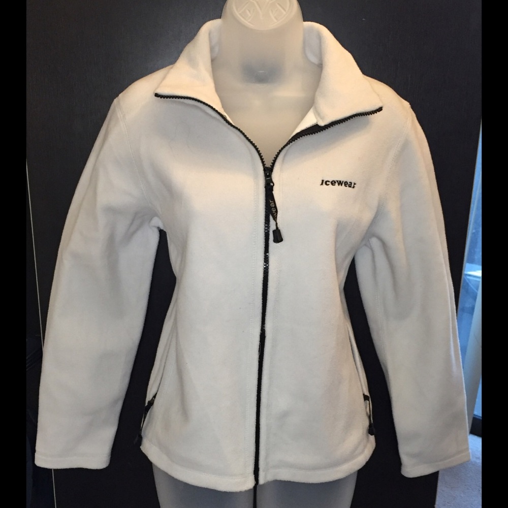 Zip up polyester jacket